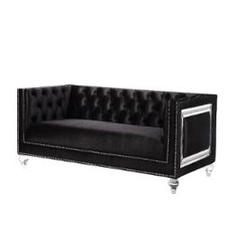 56996 Acme Furniture Heibero - Black Living Room Furniture Loveseat