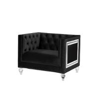 56997 Acme Furniture Heibero - Black Living Room Furniture Living Room Chair