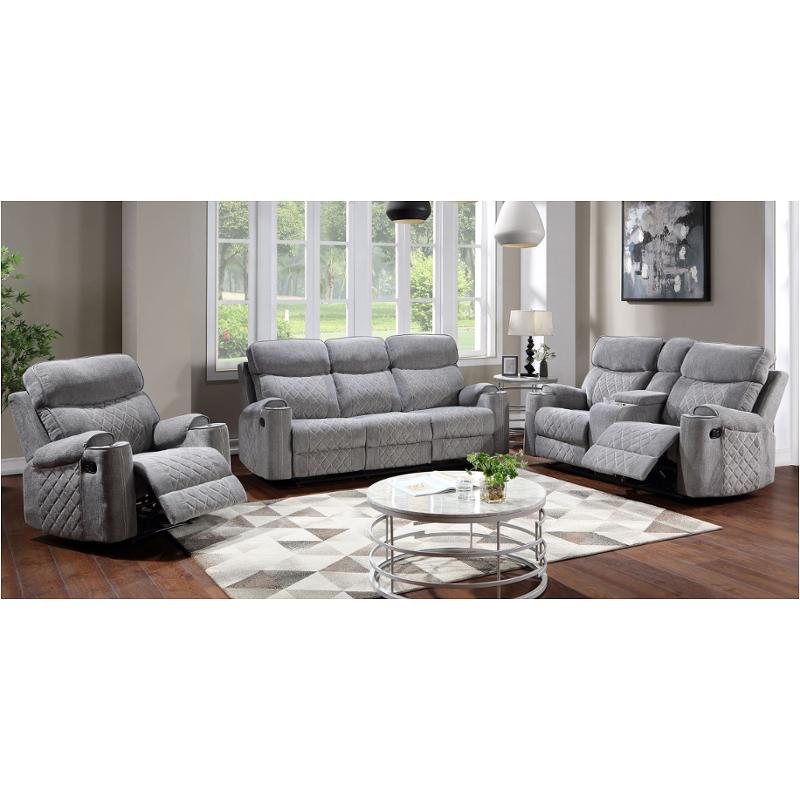 56900 Acme Furniture Aulada - Gray Living Room Furniture Sofa
