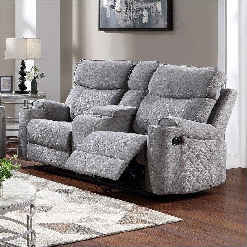56901 Acme Furniture Aulada - Gray Living Room Furniture Loveseat