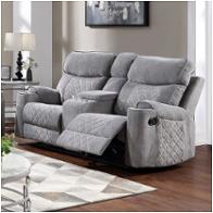 56901 Acme Furniture Aulada - Gray Living Room Furniture Loveseat