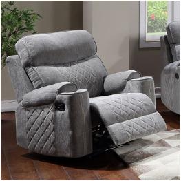 56902 Acme Furniture Aulada - Gray Living Room Furniture Recliner