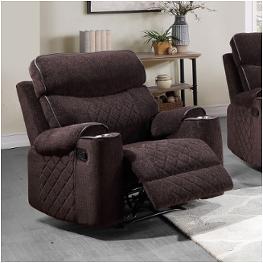 56907 Acme Furniture Aulada - Chocolate Living Room Furniture Recliner