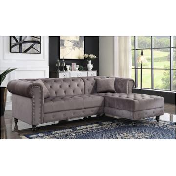 57325 Acme Furniture Adnelis - Gray Living Room Furniture Sectional