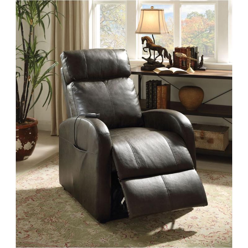 59405 Acme Furniture Ricardo - Gray Living Room Furniture Recliner