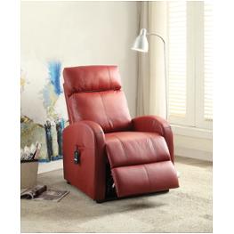 59406 Acme Furniture Ricardo - Red Living Room Furniture Recliner