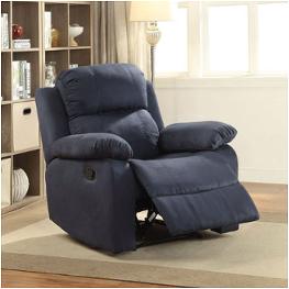 59476 Acme Furniture Parklon - Blue Living Room Furniture Recliner