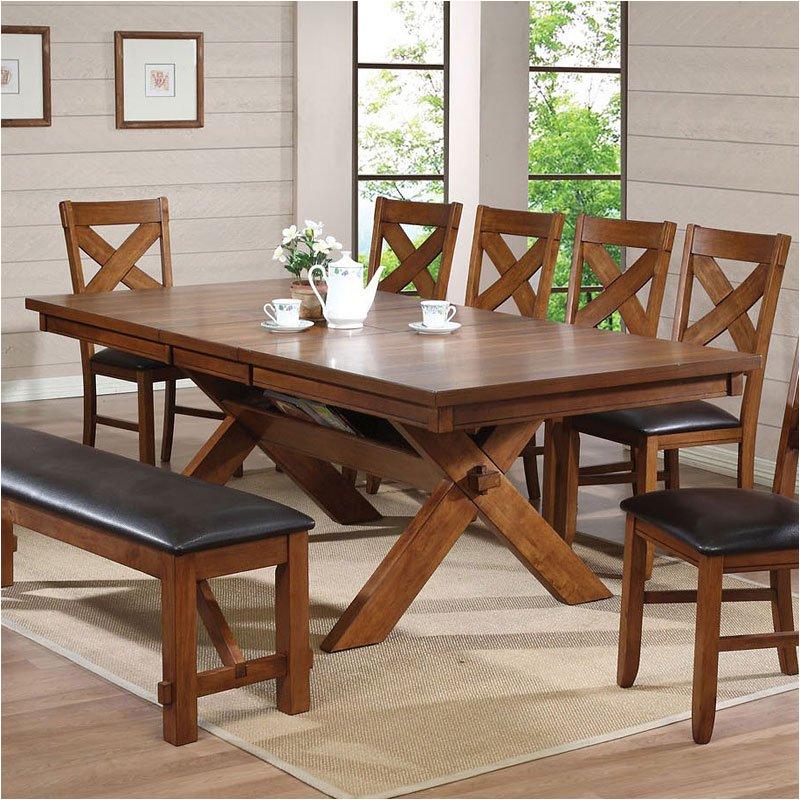 70000t Acme Furniture Apollo Walnut Dining Table