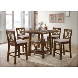 72710ts Acme Furniture Norabel - Cherry Oak Dining Room Furniture Counter Height Table