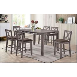 72715 Acme Furniture Norabel - Gray Oak Dining Room Furniture Counter Height Table