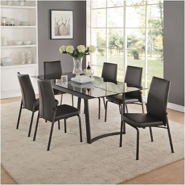 73156gl Acme Furniture Osias - Black Dining Room Furniture Dining Table