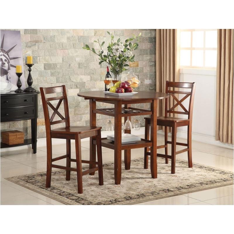 72535 Acme Furniture Tartys - Cherry Dining Room Furniture Counter Height Table