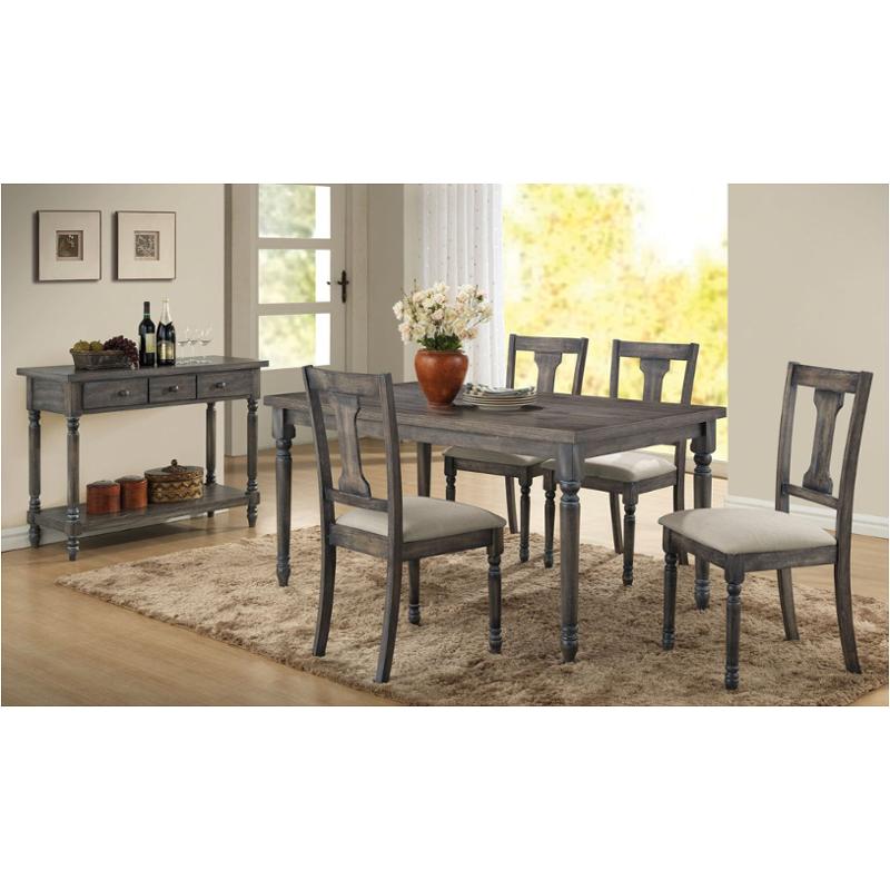 71435 Acme Furniture Wallace Dining Room Furniture Dining Table