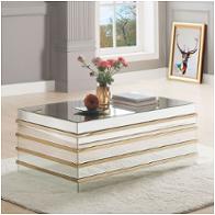 センターテーブル・ローテーブル ACME Furniture BODIE COFFEE TABLE ACME Vendome Coffee Table (Square), Cherry - Walmart.com