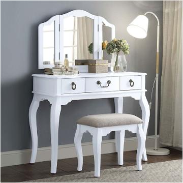 90352ds Acme Furniture Abelus - White Living Room Furniture Vanitie