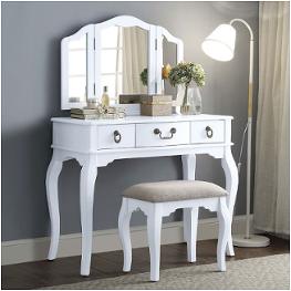 90352ds Acme Furniture Abelus - White Living Room Furniture Vanitie