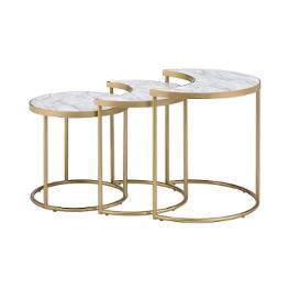 85390 Acme Furniture Ayser Living Room Furniture Nesting Table