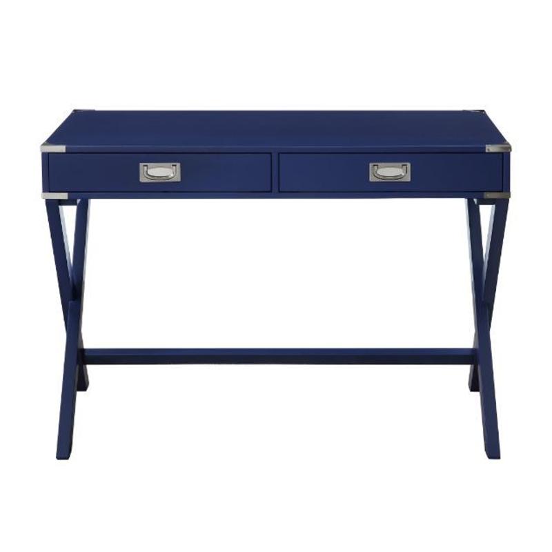 93008 Acme Furniture Amenia Twilight Blue Writing Desk