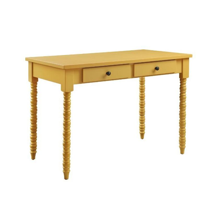 93013 Acme Furniture Altmar Yellow Writing Desk