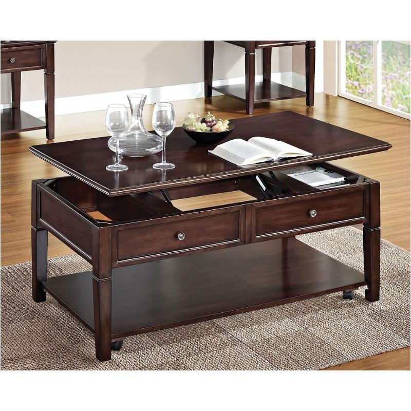 80254 Acme Furniture Malachi Walnut Coffee Table With Lift Top
