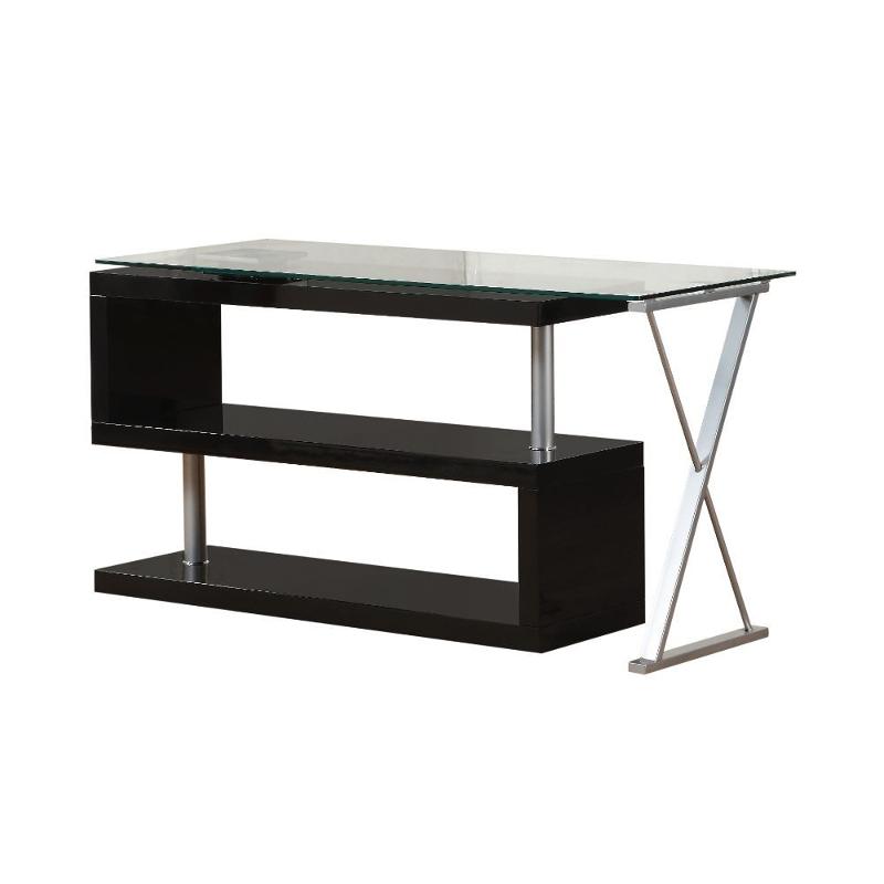92366 Acme Furniture Buck Black Writing Desk