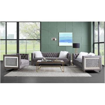 Lv00330 Acme Furniture Heiberoll - Gray Living Room Furniture Sofa