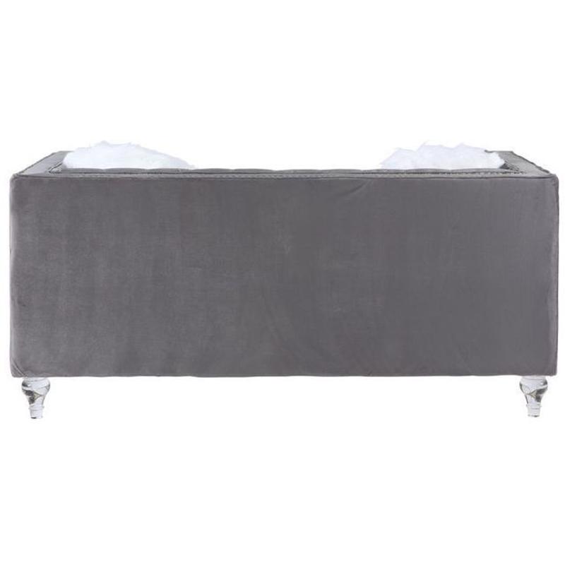 Lv00331 Acme Furniture Heiberoll - Gray Living Room Furniture Loveseat