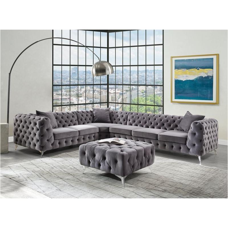 Lv00335-1 Acme Furniture Wugtyx Living Room Furniture Sectional