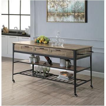 Ac00402 Acme Furniture Macaria Dining Room Furniture Cart
