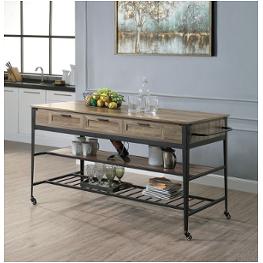 Ac00402 Acme Furniture Macaria Dining Room Furniture Cart
