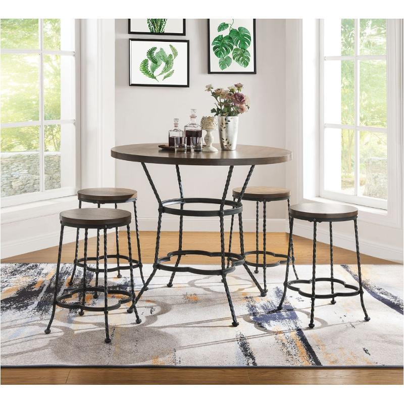 71890 Acme Furniture Qamar Dining Room Furniture Counter Height Table