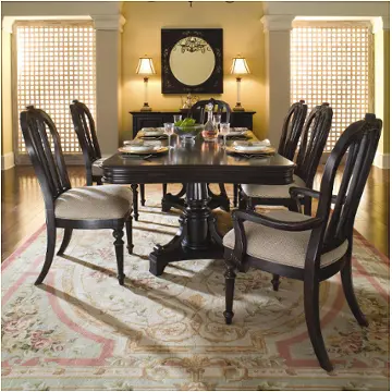 82-057t Kincaid Furniture Sturlyn-onyx Dining Room Furniture Dining Table
