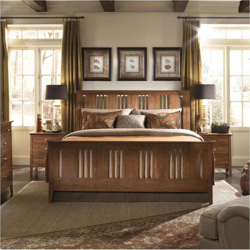 63152hv Kincaid Furniture Cherry Park Eastern King Sleigh Bed
