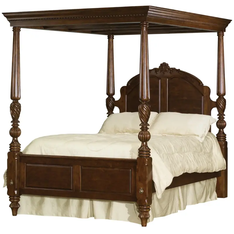 83-137h-cn Kincaid Furniture Queen Lauras Poster Bed With Canopy