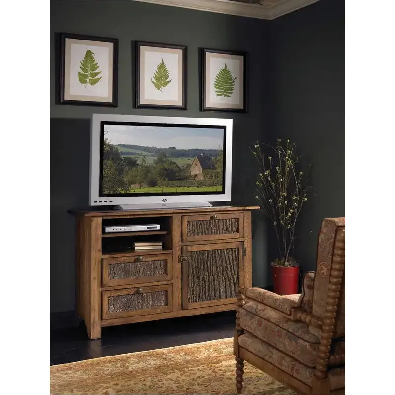 34-035 Kincaid Furniture Homecoming - Oak Home Entertainment Furniture Entertainment Center