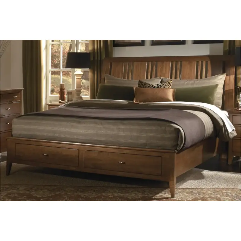 63-152hv-st Kincaid Furniture Cherry Park Bedroom Furniture Bed