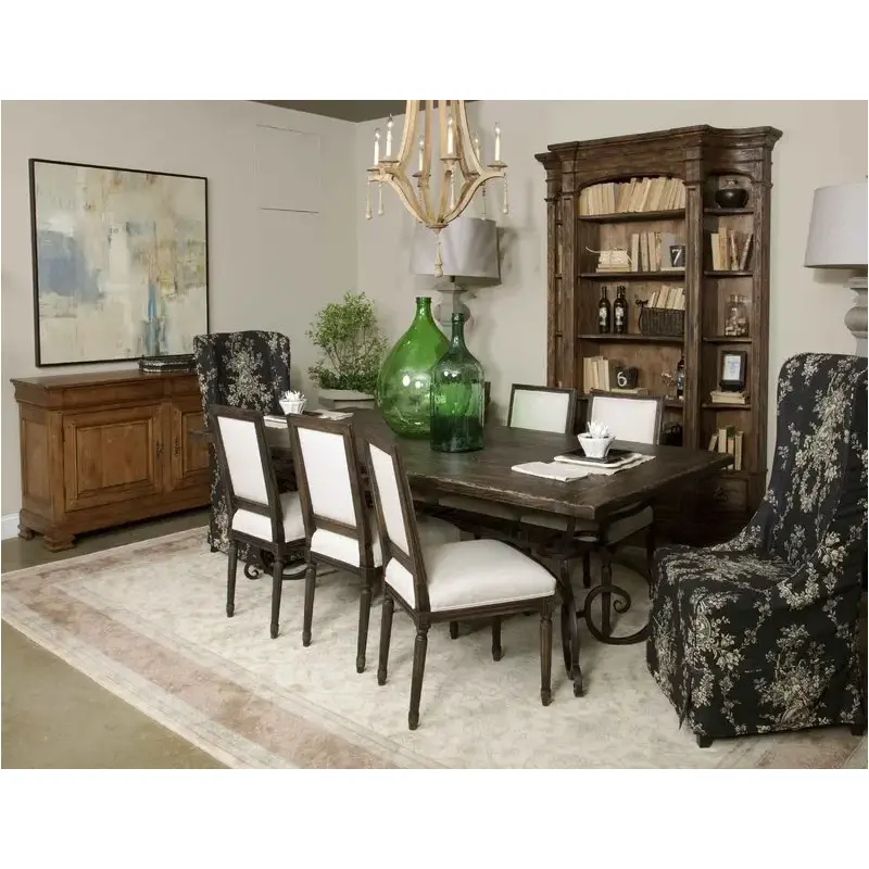 90-2139 Kincaid Furniture 90in Rectangular Table With Metal Base
