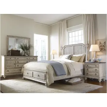 75-136h-st Kincaid Furniture Weatherford - Cornsilk Bedroom Furniture Bed
