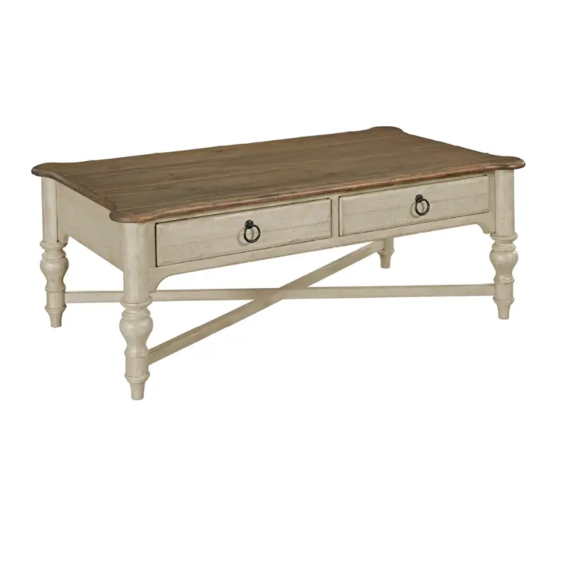 75-023 Kincaid Furniture Weatherford - Cornsilk Living Room Furniture Cocktail Table