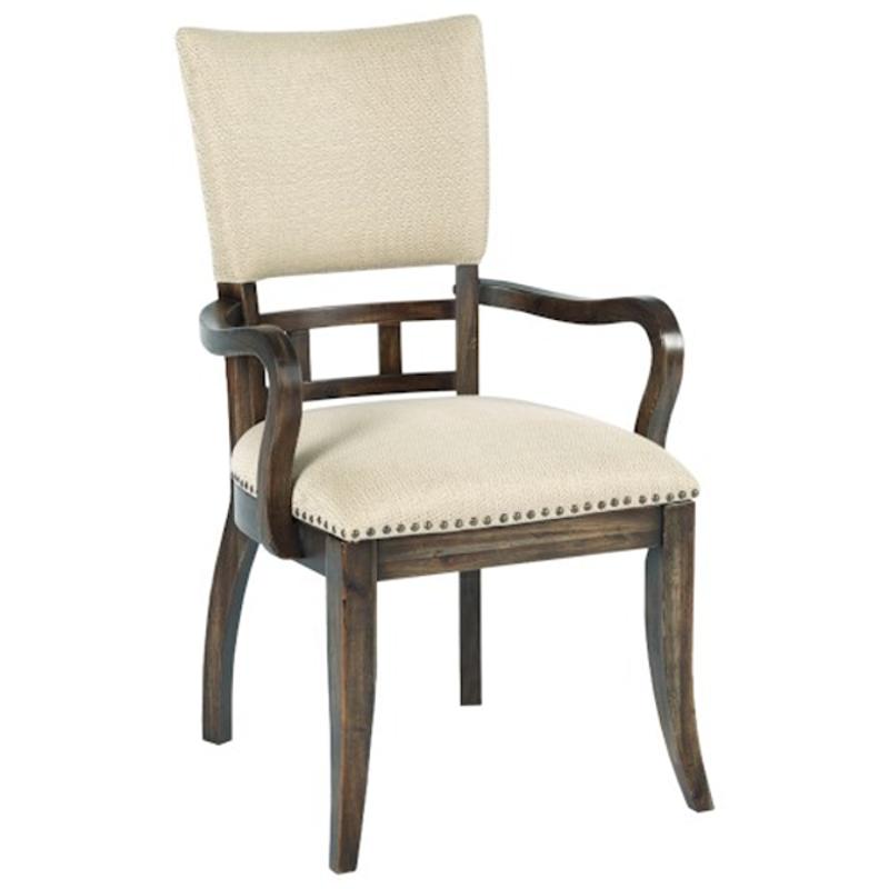 86064 Kincaid Furniture Wildfire Dining Room Tweed Arm Chair