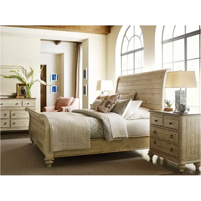 75-152h Kincaid Furniture Weatherford - Cornsilk Bedroom Furniture Bed