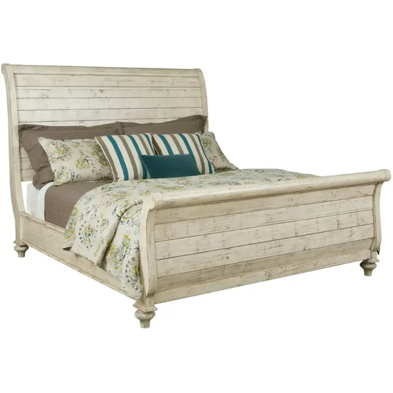 75-153 Kincaid Furniture Weatherford - Cornsilk Bedroom Furniture Bed