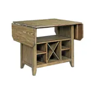 663-746 Kincaid Furniture The Nook - Brushed Oak Dining Room Furniture Island