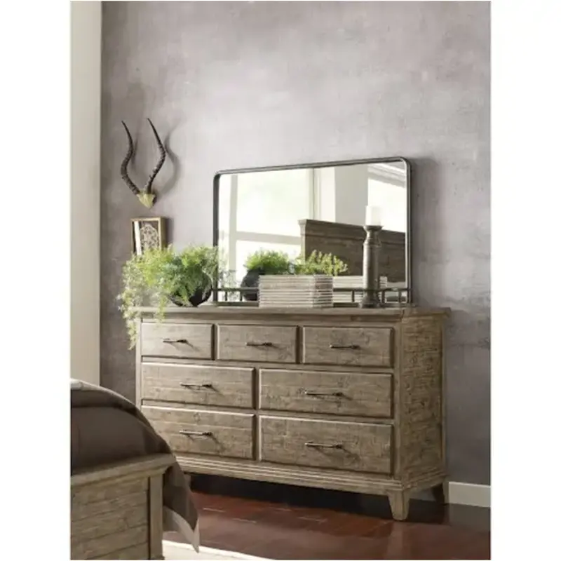 706-120s Kincaid Furniture Plank Road Farmstead Dresser - Stone