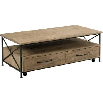 944-910 Kincaid Furniture Modern Forge Living Room Furniture Cocktail Table