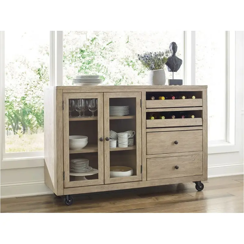 アメリカ家具 665-850 Kincaid Furniture The Nook - Heathered Oak Mobile Server