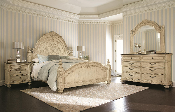 Jessica Mcclintock The Boutique White Bedroom Set American Drew Furniture