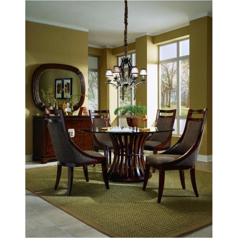 162 701 American Drew Furniture Tansu, 60 Inch Round Glass Table Top