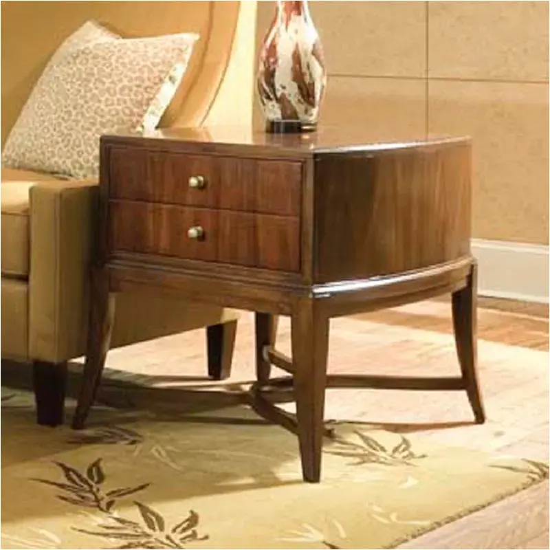 591-915 American Drew Furniture Bob Mackie Home Signature Living Room Furniture End Table