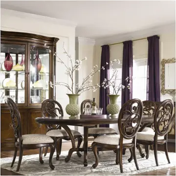 908-744 American Drew Furniture Jessica Mcclintock Couture - Mink Dining Room Furniture Dining Table
